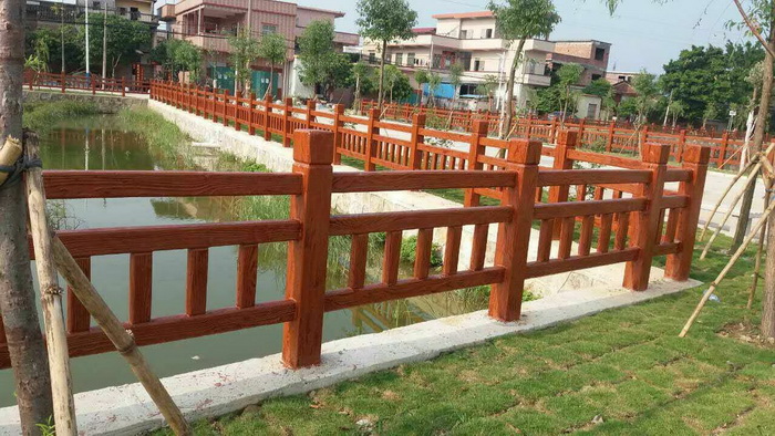 水泥仿木